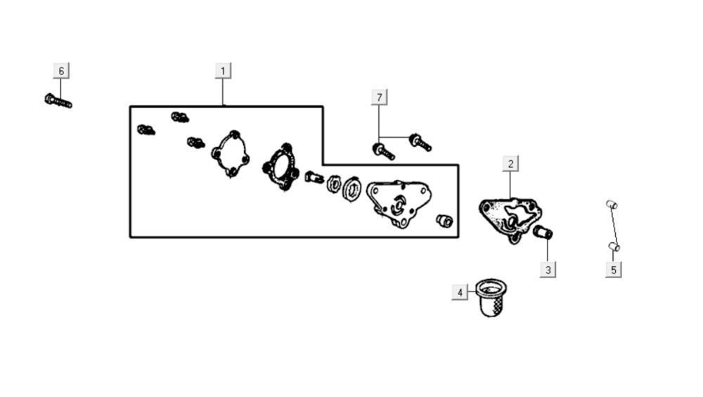 Ölpumpe Kymco K-Pipe 125cc