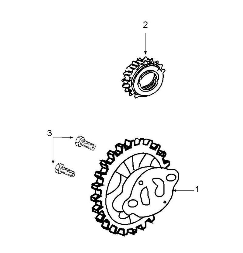Ölpumpe Peugeot Speedfight 3 4-Takt