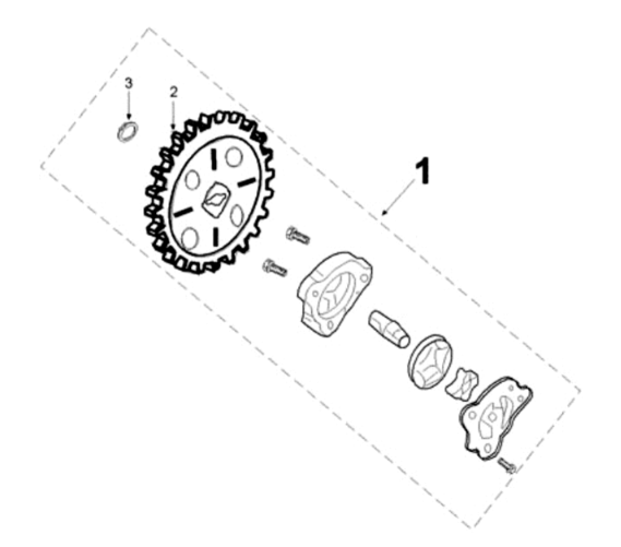 Oliepomp Peugeot Tweet 125 E3 2010-2013