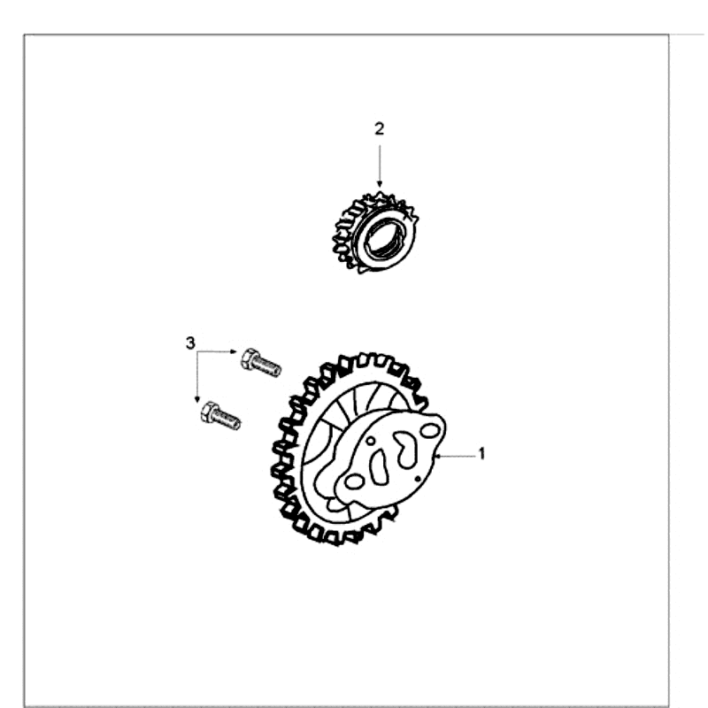Ölpumpe Peugeot Tweet alt mattschwarz