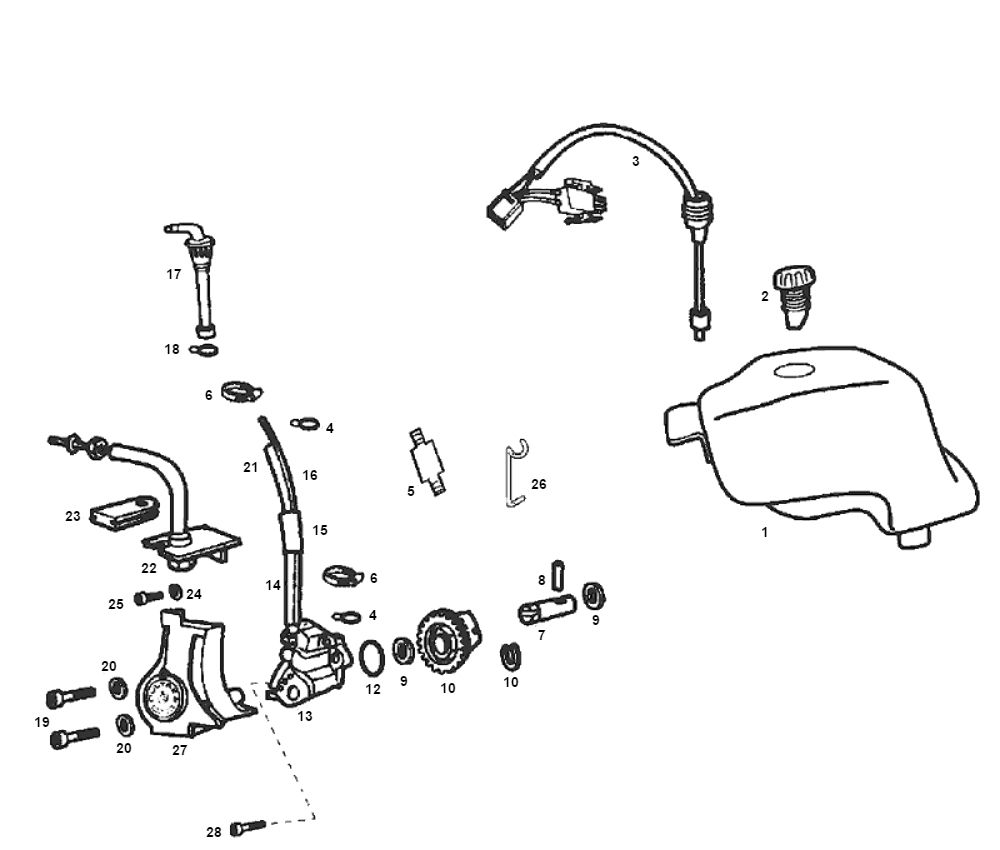 Ölpumpe SENDA SM DRD - O.M.