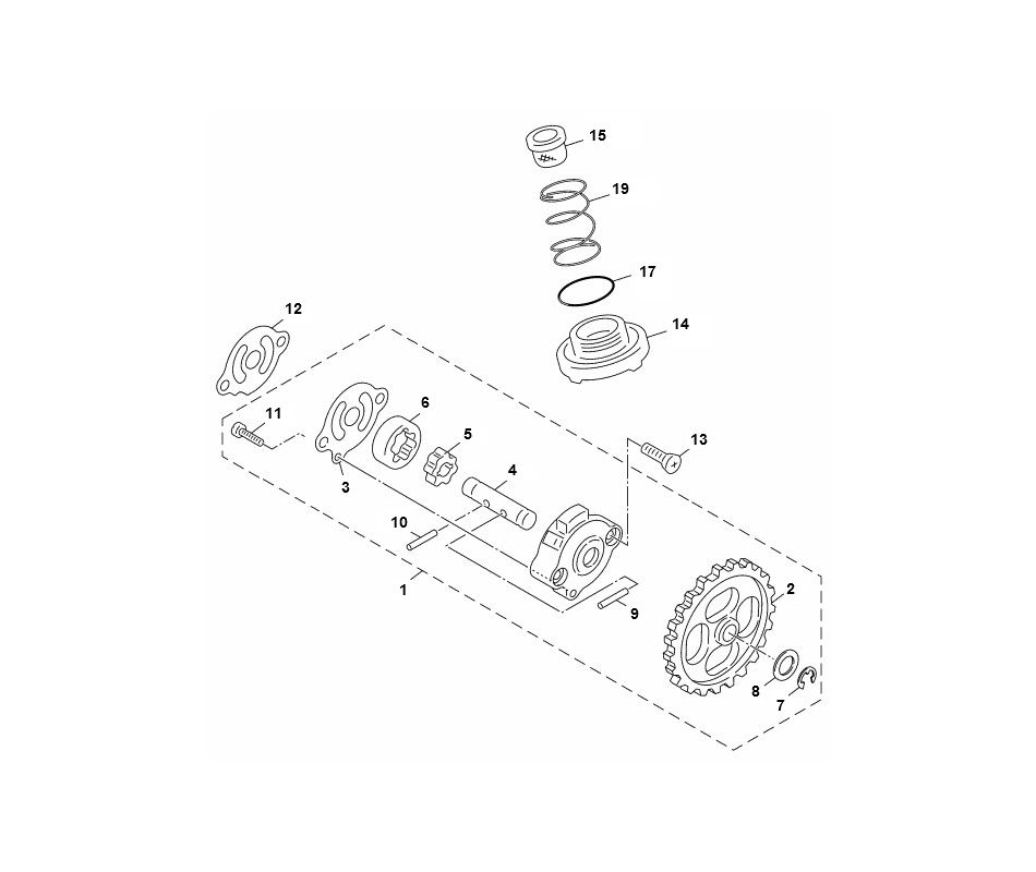 Ölpumpe Yamaha Aerox 4-Takt 2014