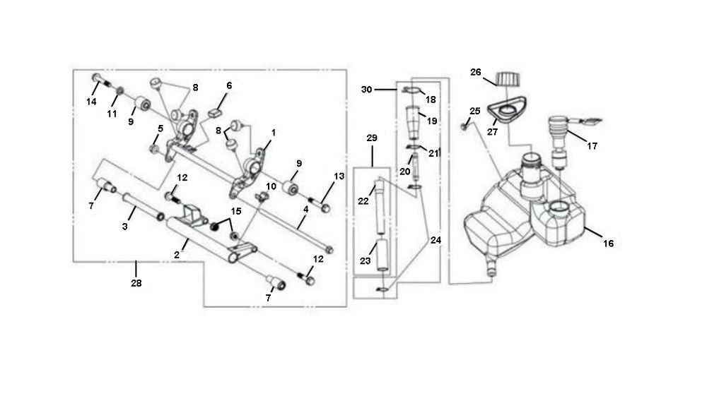 Öltank Sym Jet Sport-X 2-Takt