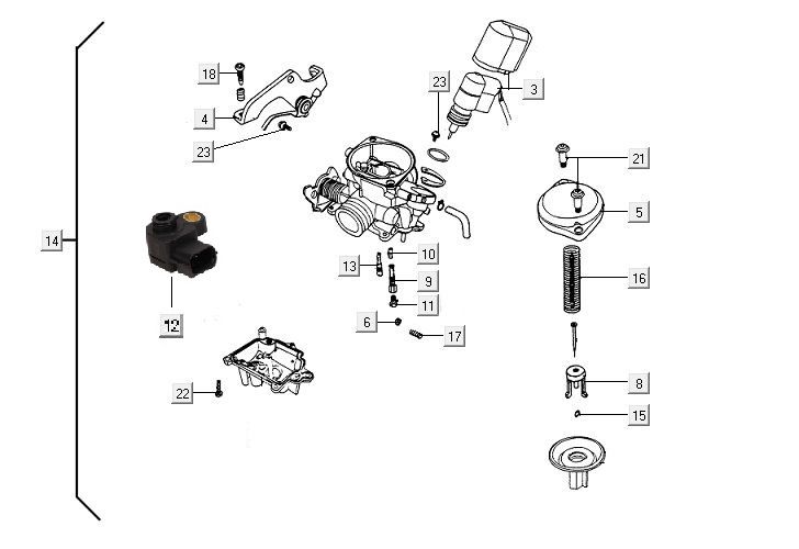 DellOrto ECS 22mm Vergaser