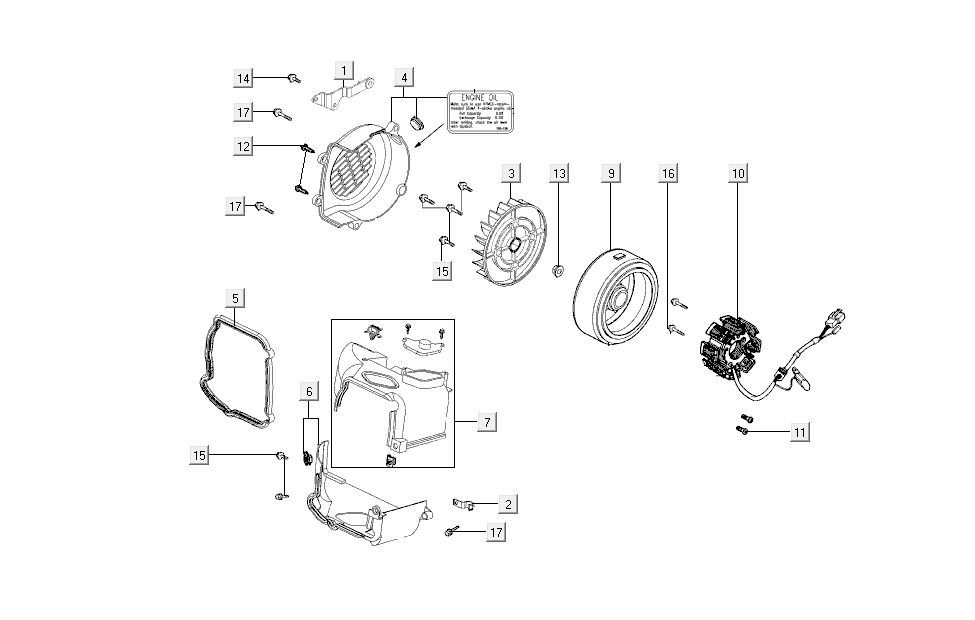 Zündkühlung Kymco Super8 4-Takt ab 2009 schwarz