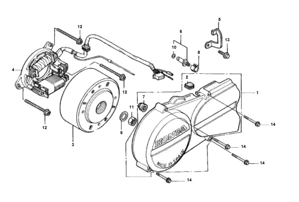Zündung Honda MTX-SH