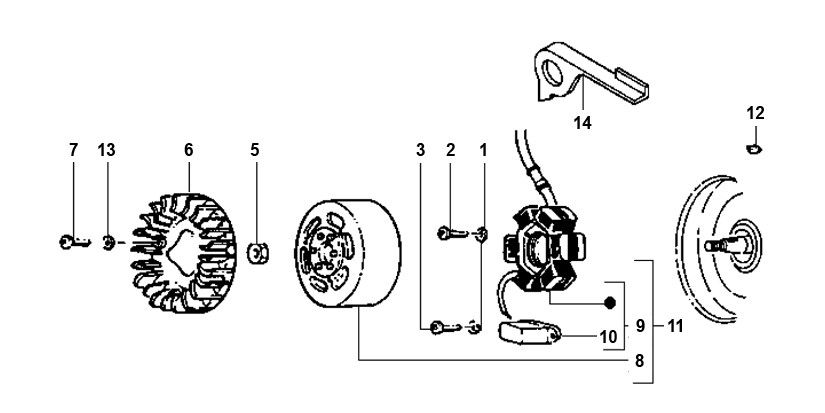 Zündung Piaggio Typhoon 98-2005 2-Takt