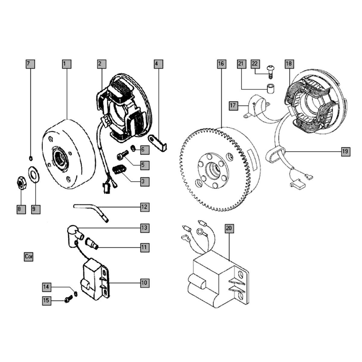Ontsteking Tomos QUADRO E-START (25-45KMH) (K8-L0)