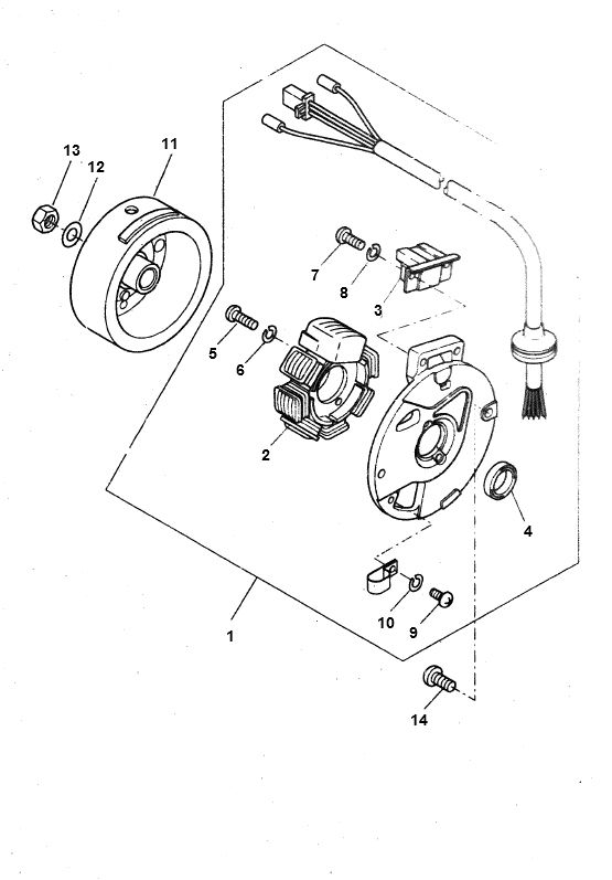 Zündung Yamaha Bw's 2-Takt