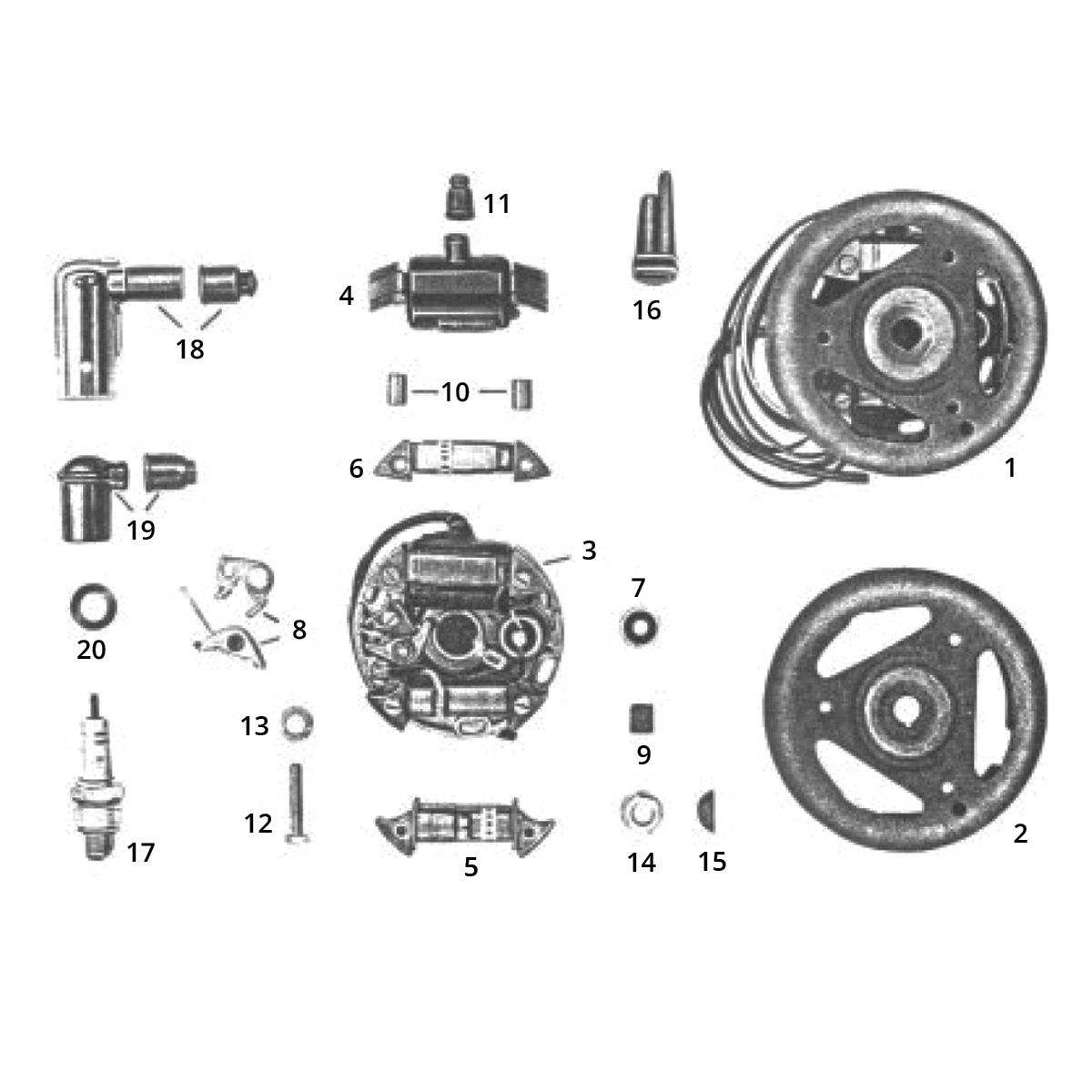 Zündapp GTS 50 517-40L5 Zündung