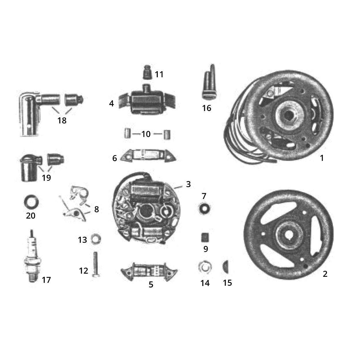 Zündapp GTS 50 517-390L Zündung