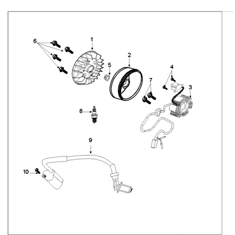 Zündungsteil Peugeot Tweet alt schwarz