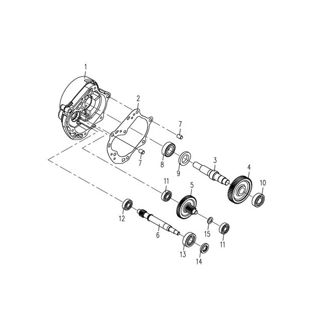 Getriebe 3B3 50cc (Euro 4; nach 2018)
