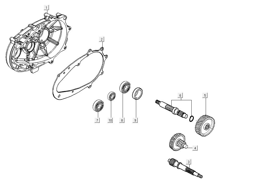 Übertragung AGILITY 16+ 4T 200i Matt Metallisch Hellblau
