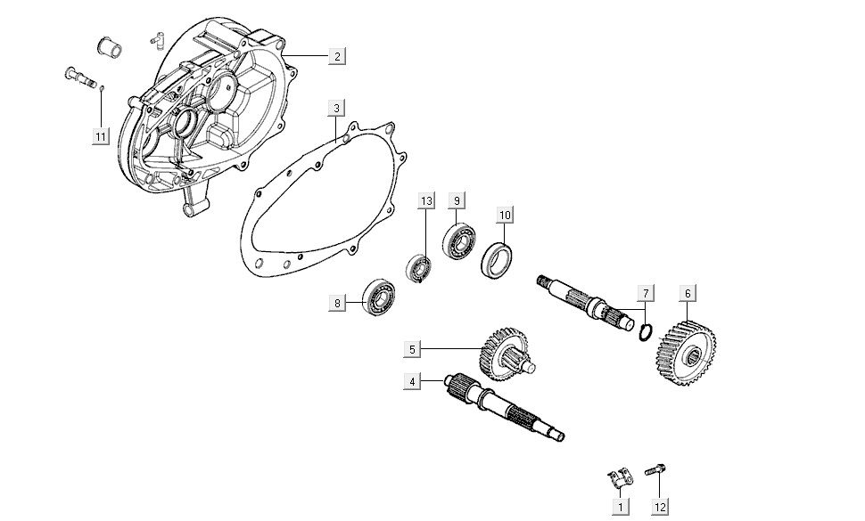 Übertragung AGILITY CITY 16 4T 125
