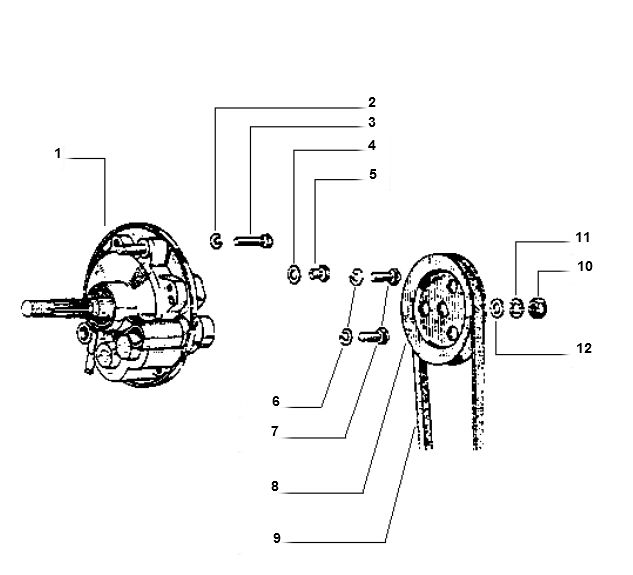 Getriebe Vespa Ciao 2-Takt