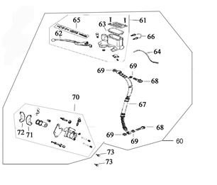 Bremse rechts Viraggio Piccolo anthrazit matt