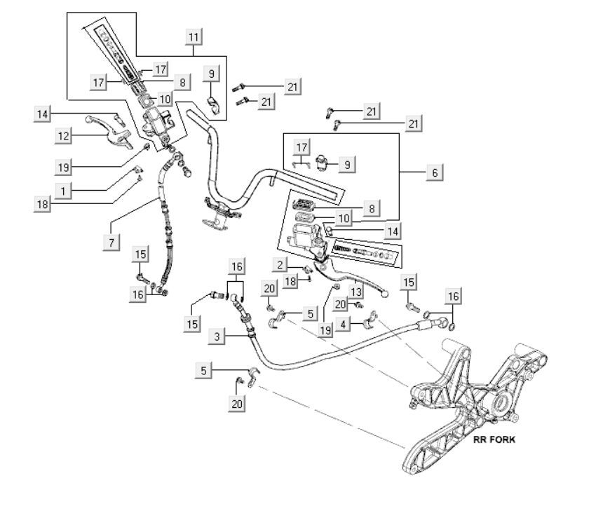 Bremsteile Kymco New Dink 200i