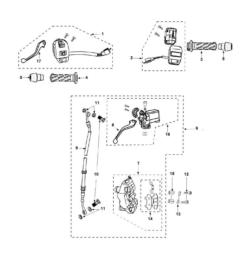 Bremsteile Peugeot Speedfight 3 AC 2-Takt