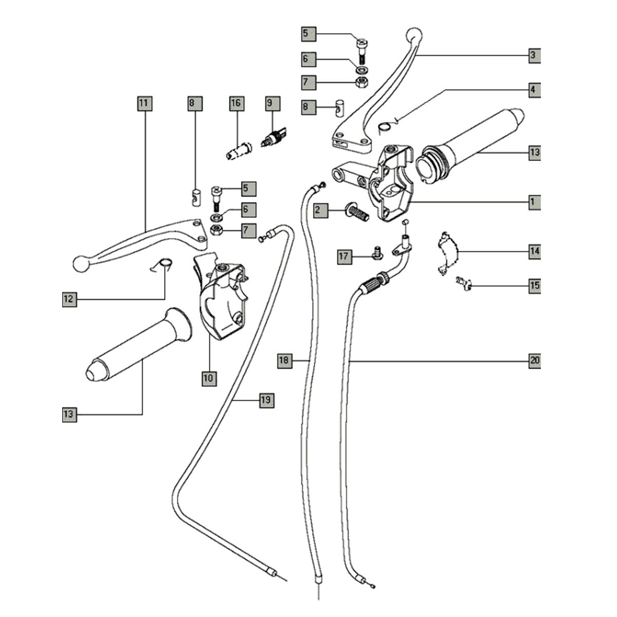 Remgrepen Tomos CLASSIC XL (L1)