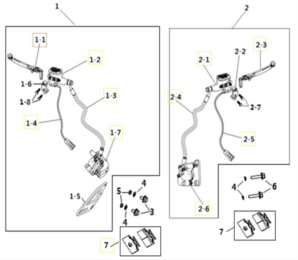 Bremssystem Goccia GEV2000