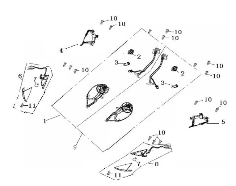 Blinker Generic Ideo schwarz 2010 2-Takt