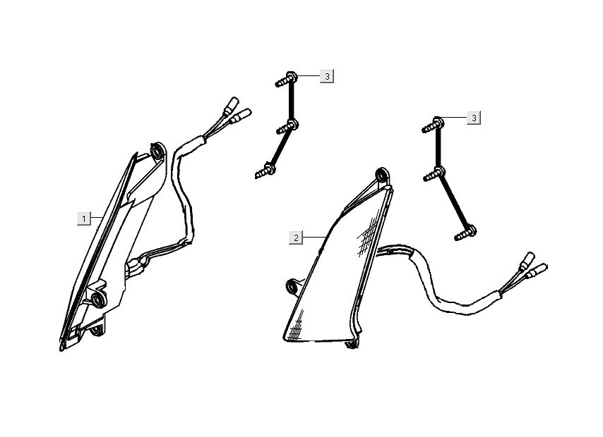 Blinker Kymco People S 4-Takt deep ocean blue