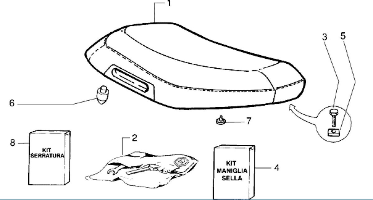 Sattel Piaggio Zip RST