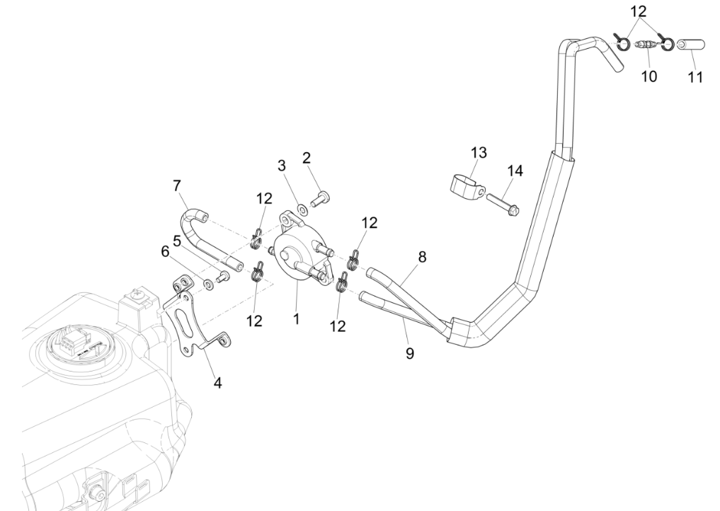 Piaggio NRG Power 50 2-Takt LC Euro 4 Benzinpumpe