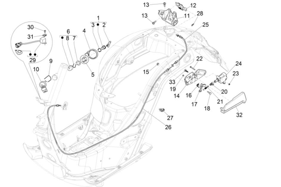 Vespa GTS 300 Super HPE 4 V IE ABS Euro 5 2020-2022