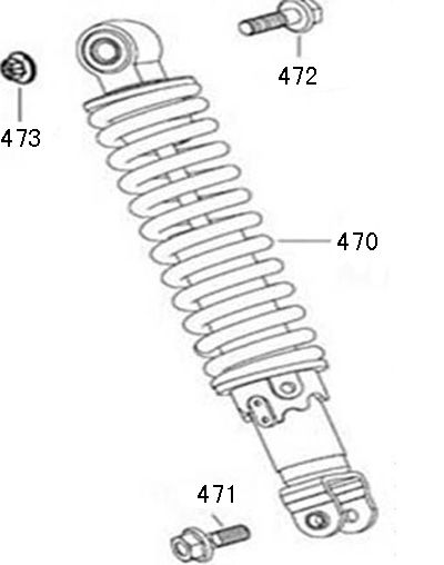 Stoßdämpfer AGM R8
