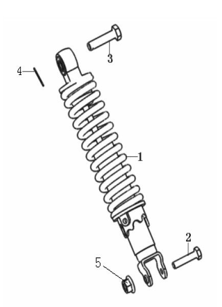Stoßdämpfer Generic Cracker schwarz 2010 2-Takt
