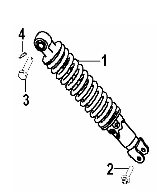 Stoßdämpfer Generic Xor schwarz 2007 2-Takt 25