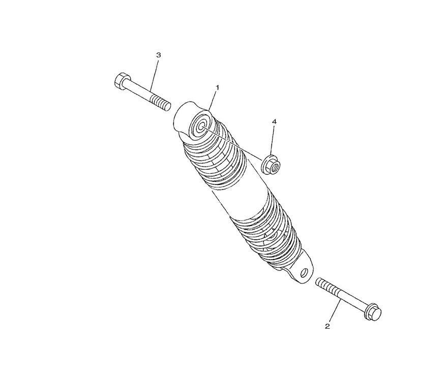 Stoßdämpfer Yamaha Jog-R AC 2-Takt