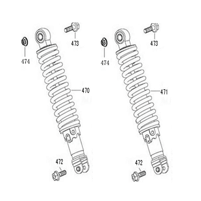 Stoßdämpfer Agm R8 euro4