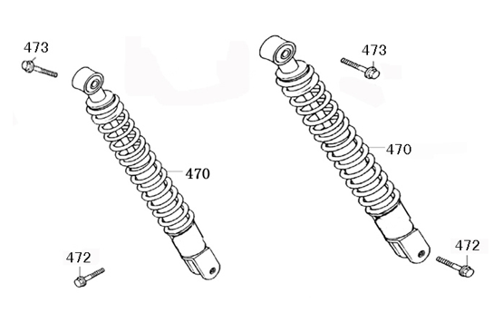 Stoßdämpfer China VX-S/Riva Sport