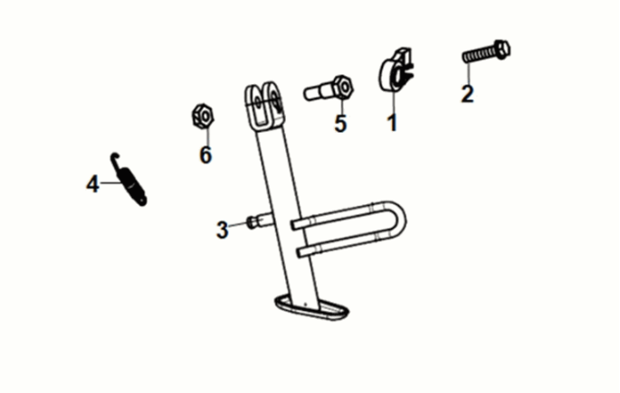 Seitenständer Sym Symphony ST 50 E5