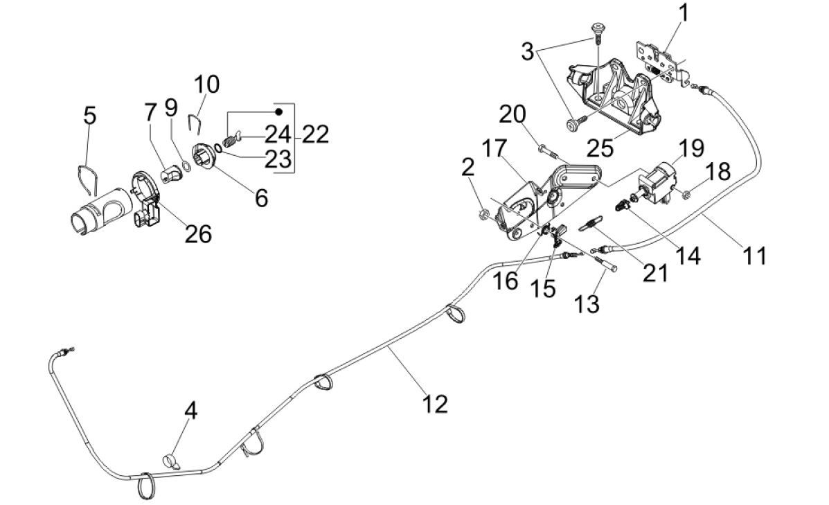 Schlösser Vespa GTV 250 4T 4V IE
