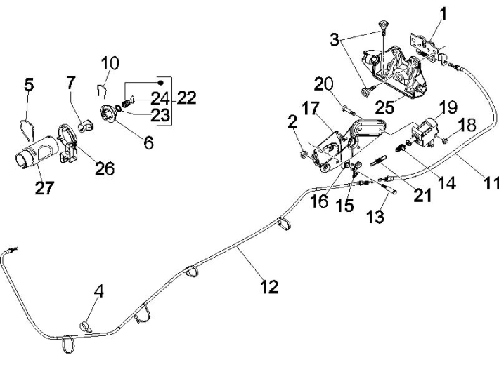 Schlösser Vespa GTS 250 ie 2005-2009 (mit ABS)