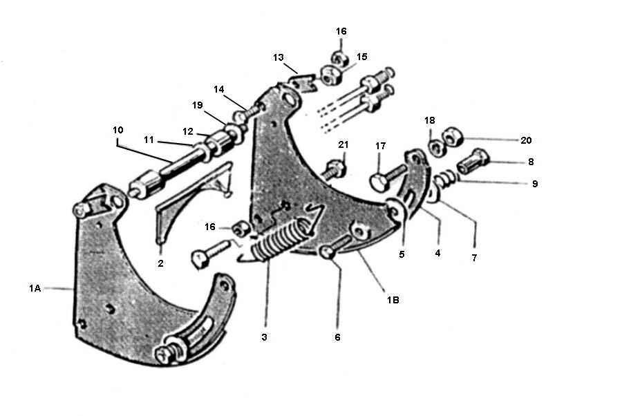 Solex Motorhalterung