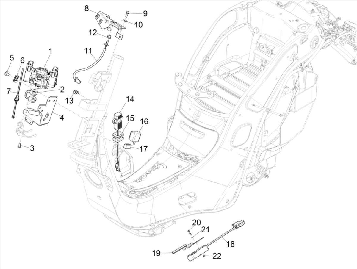 Spannungsregler - Vespa Elettrica Elektronikteile 2018-2019