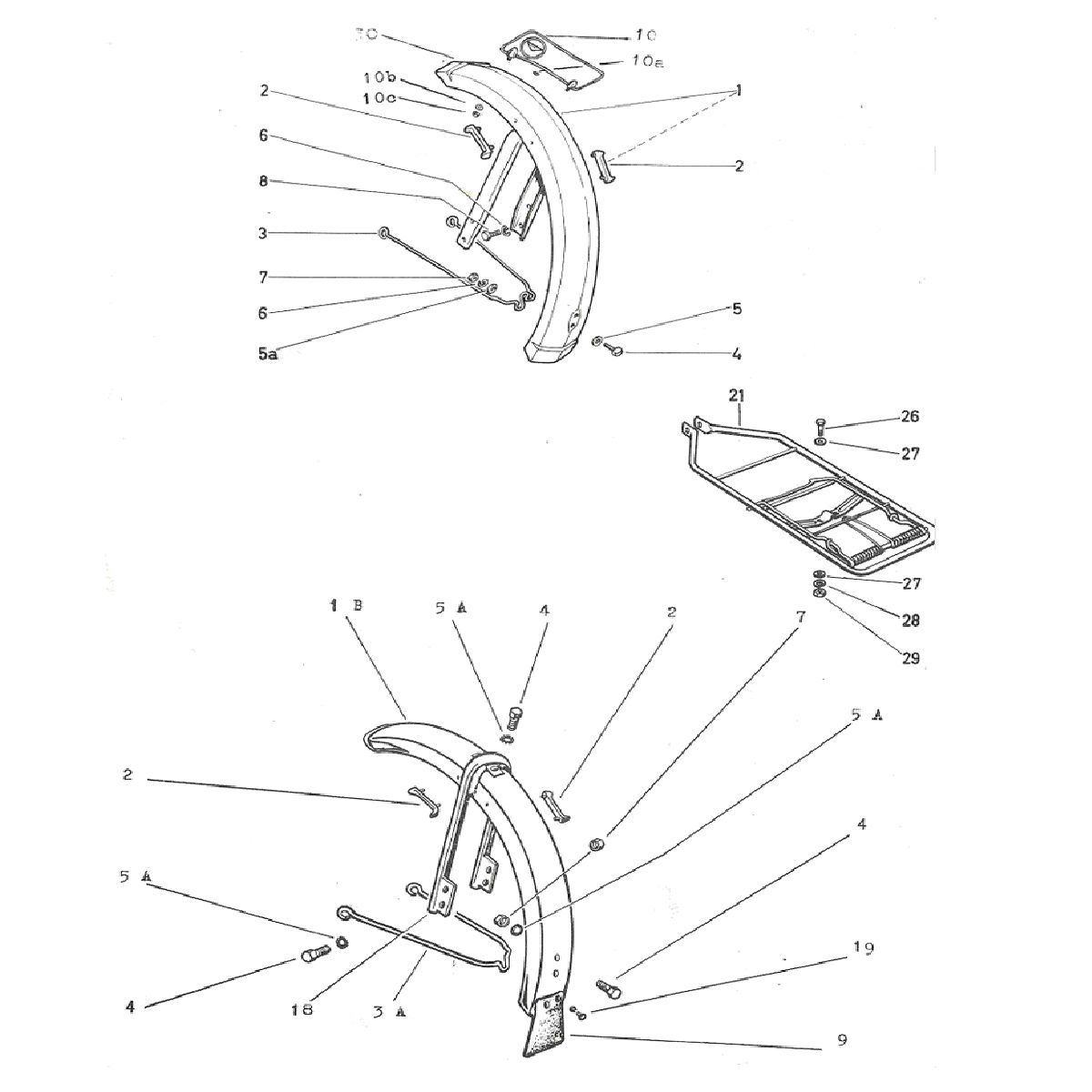 Koplamp vierkant Puch Maxi