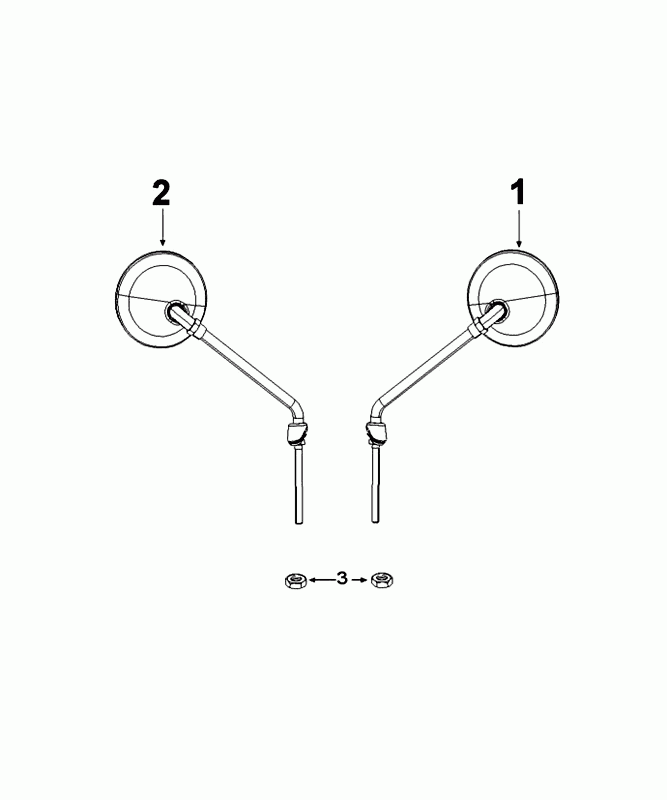 Spiegel Peugeot Django