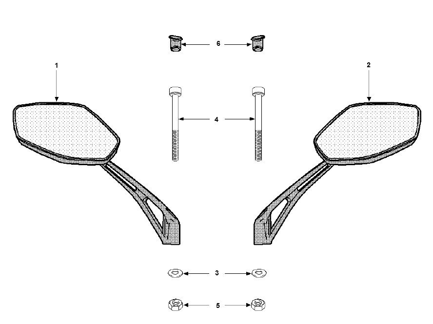 Spiegel Peugeot Speedfight 3 4-Takt
