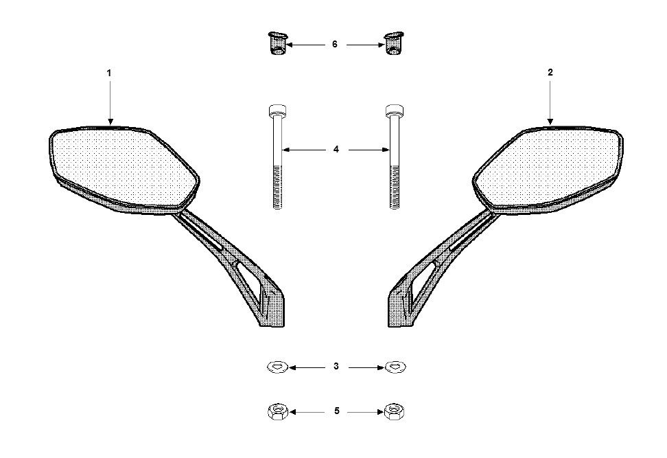 Spiegel Peugeot Speedfight 3 LC 2-Takt