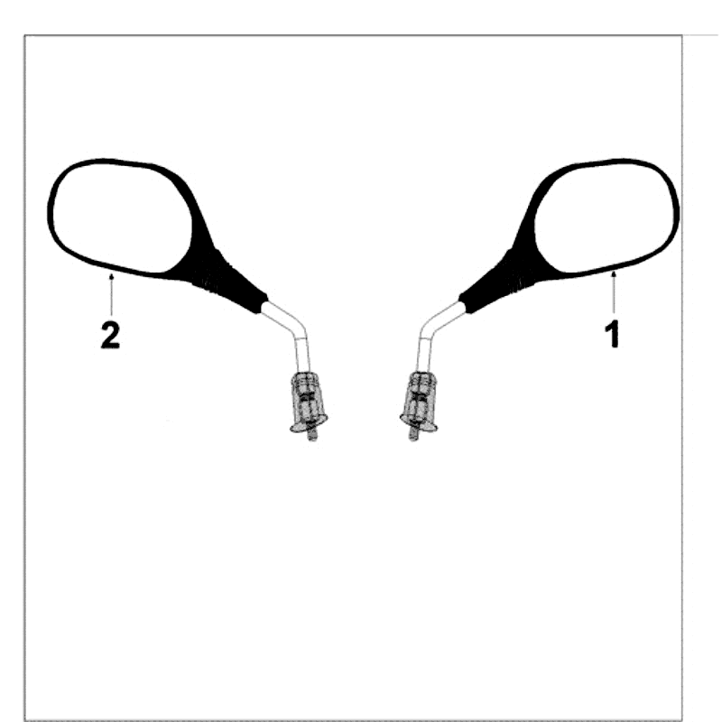 Spiegel Peugeot Tweet alt schwarz