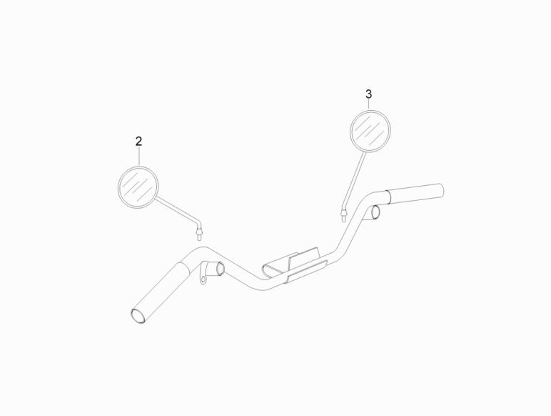 Spiegel Vespa Lxv 2-Takt