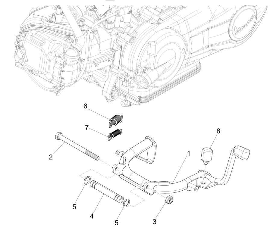 Standard Vespa Sprint 125 4 T 3 V IE ABS