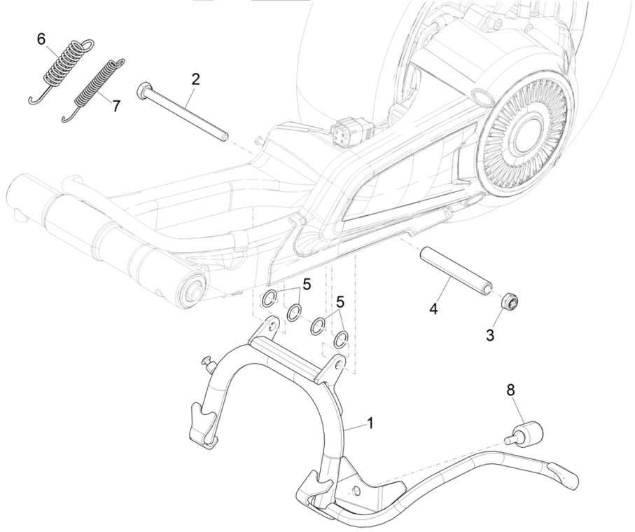 Standard/S Vespa Electric 45 km/h E5 2021 (EMEA)