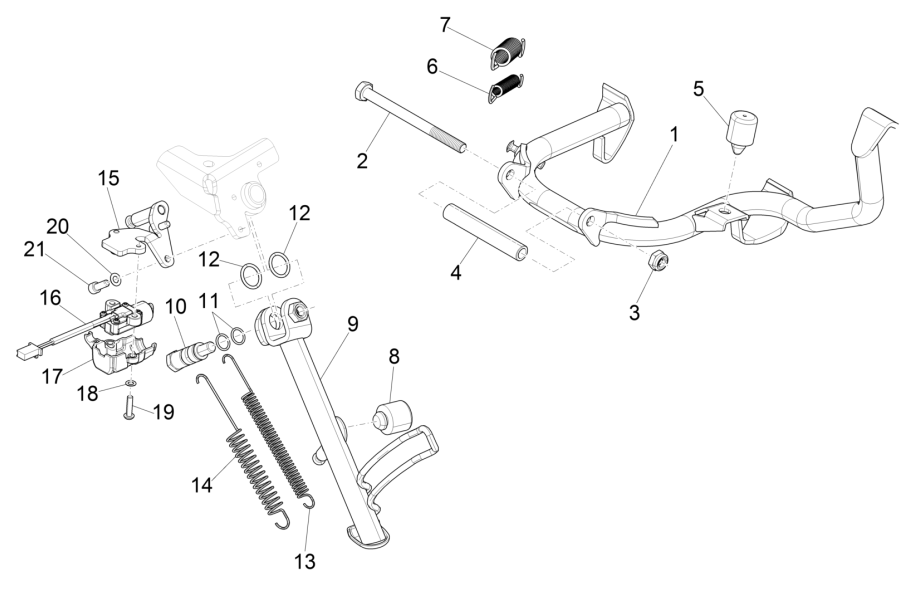 Standard/S Vespa GTS 125 4T E4 ABS 2019 (EMEA)
